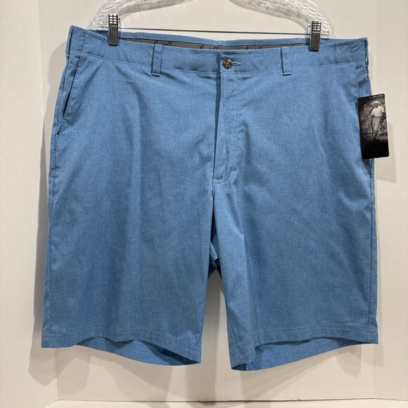 Ben Hogan Mens Blue Golf Performance Flat Front Active Flex Stretch Short Sz 42 - Picture 3 of 16